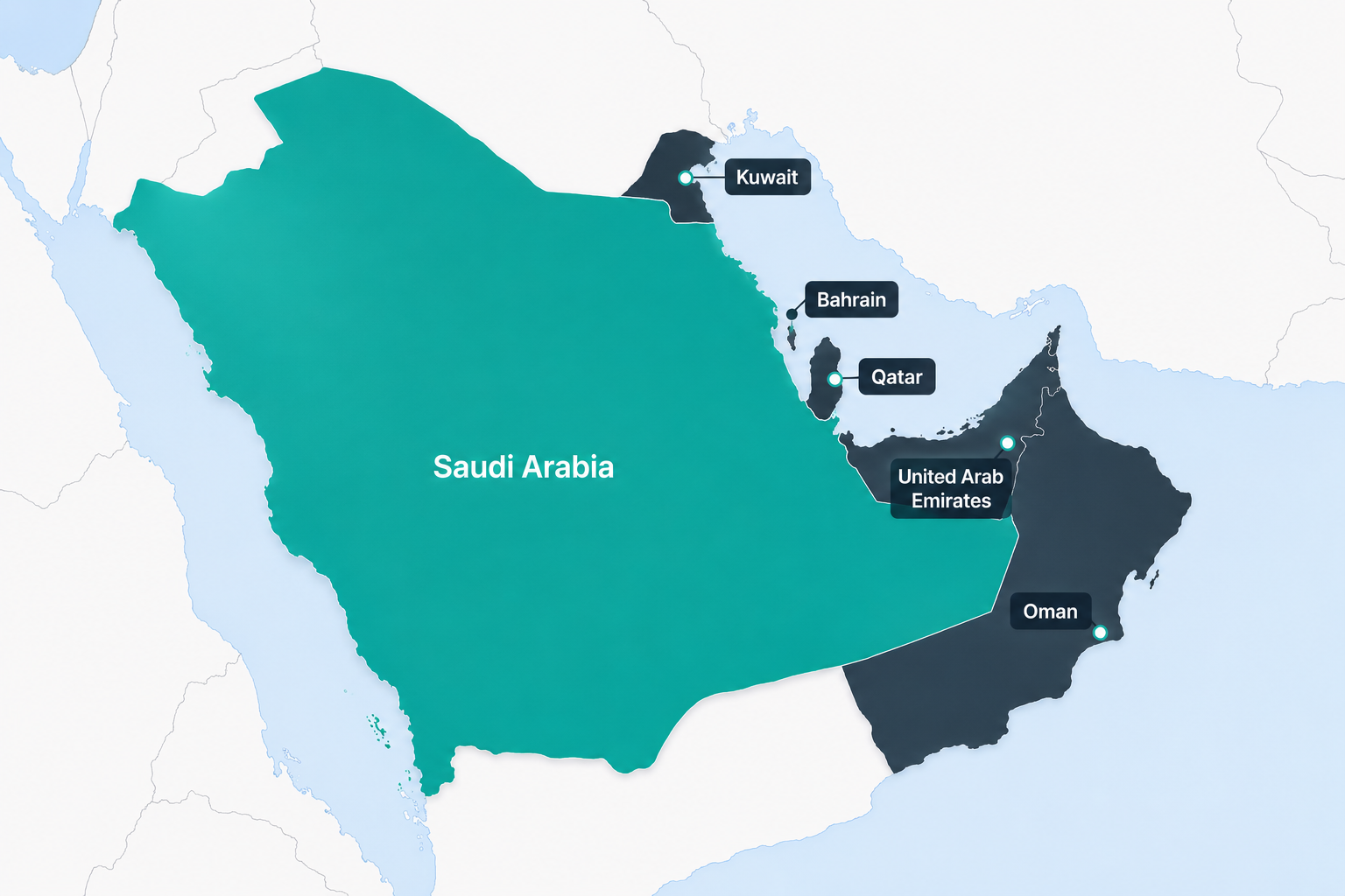 GCC Map